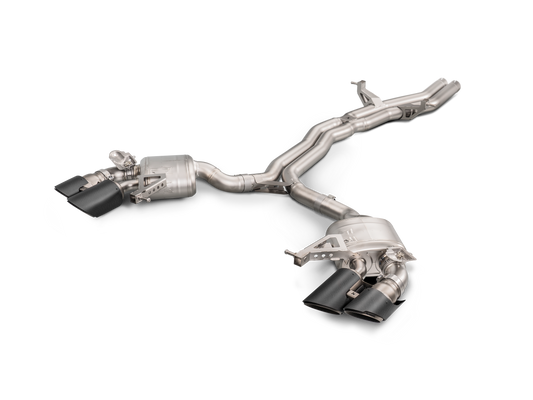 Akrapovic 2014 Porsche Macan Turbo (95B) Evolution Line Cat Back (Titanium) w/ Titanium Tips